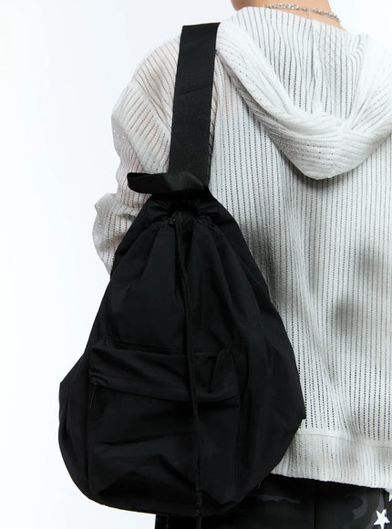 mens-everyday-sling-bag-il529 / Black