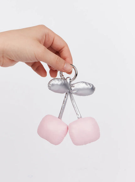plush-cherry-keyring-im527 / Pink