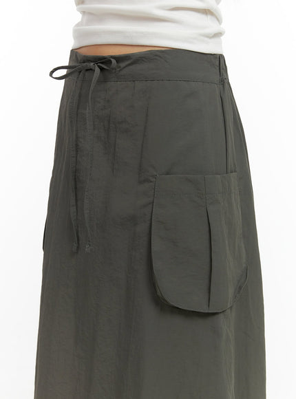 nylon-pocket-cargo-maxi-skirt-co410