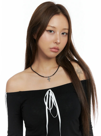 beaded-cross-pendant-necklace-cs505