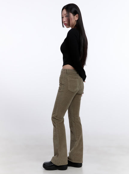 thermal-slim-fit-bootcut-pants-cj513