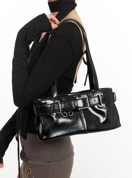 leather-buckle-belt-shoulder-bag-cj502