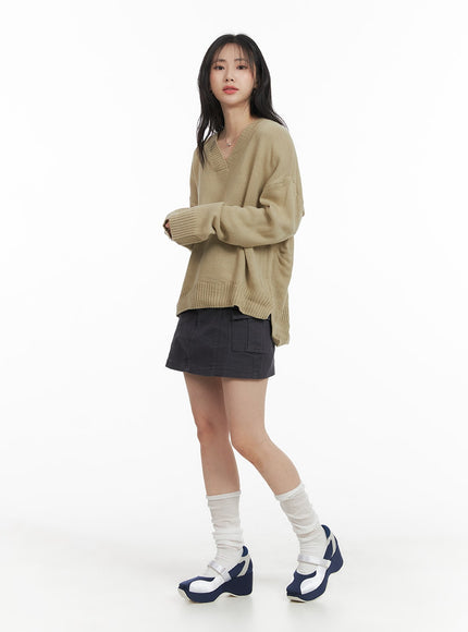 solid-cargo-mini-skirt-om408