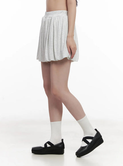 comfy-gray-pleated-skirt-cl516