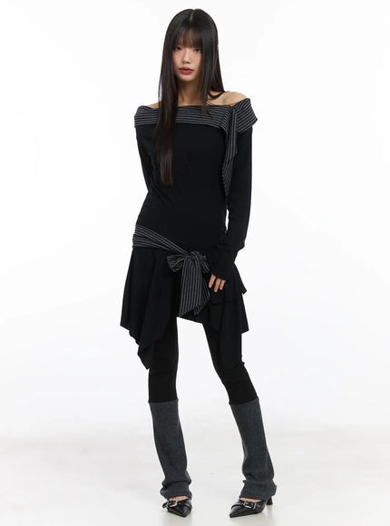 off-shoulder-two-tone-mini-dress-cd522