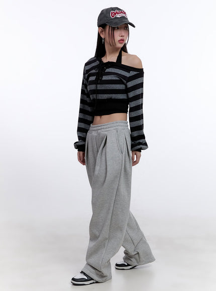 striped-crop-knit-sweater-cj509