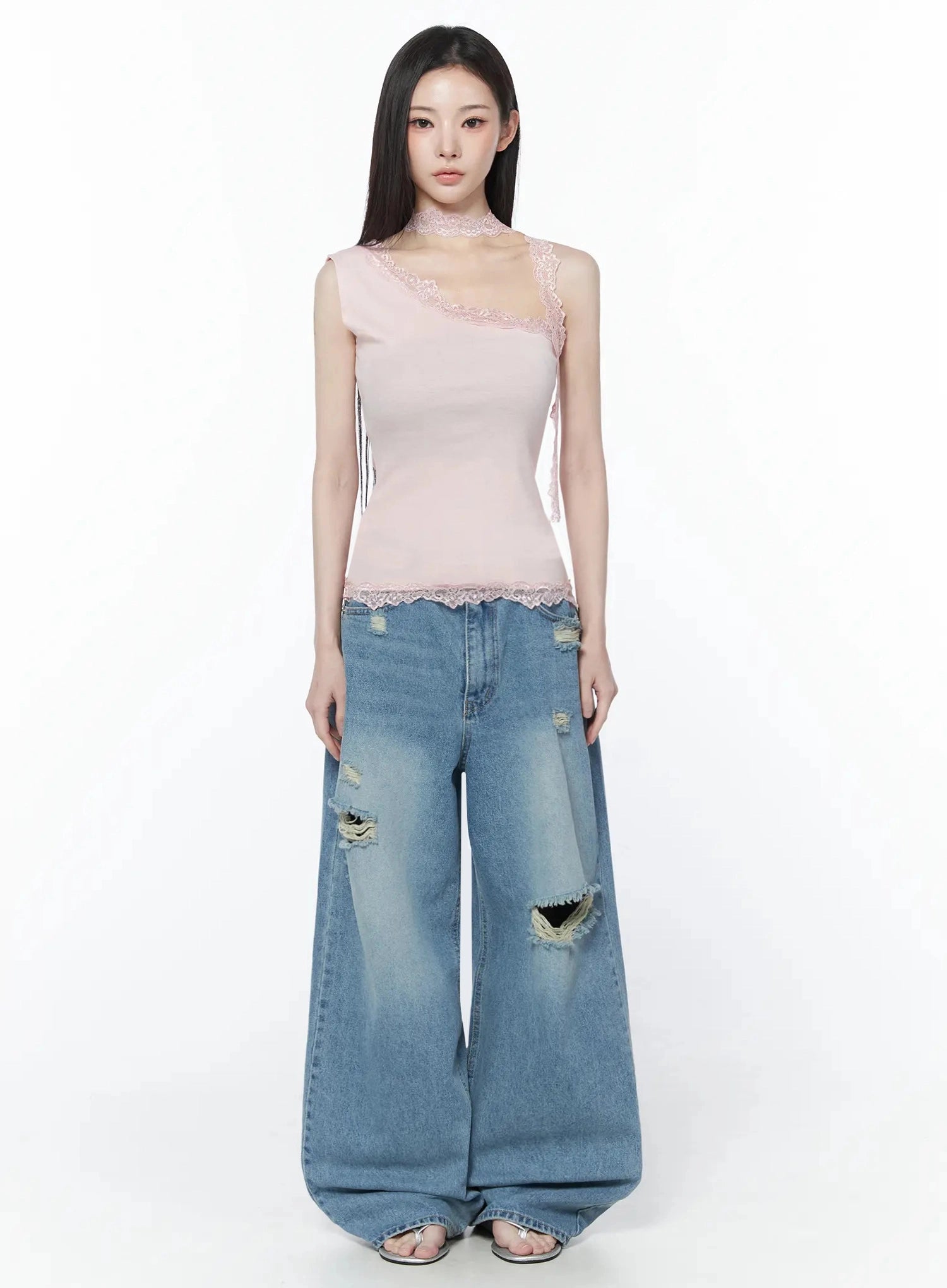 lace-trim-asymmetric-tank-top-iu512
