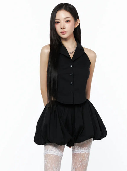 sleeveless-collar-top-and-bubble-skirt-set-cu511