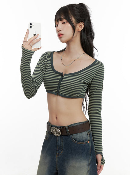 stripe-buttoned-u-neck-crop-top-cg420