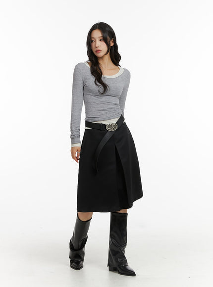 pleated-mid-length-solid-skirt-cj417