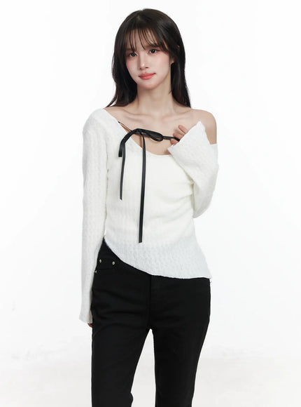 ribbon-off-shoulder-sweater-ij529