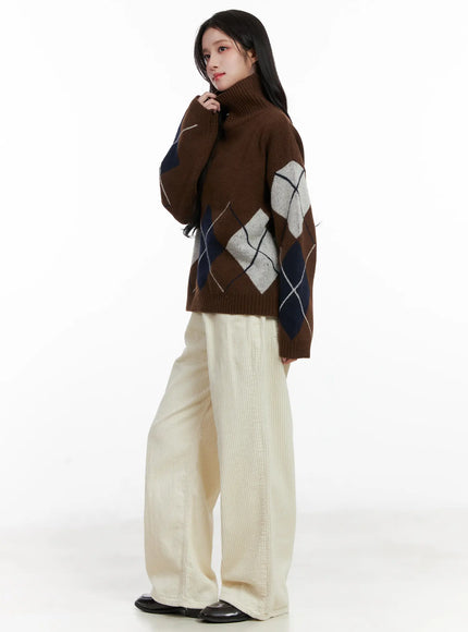 argyle-turtleneck-knit-sweater-cn526