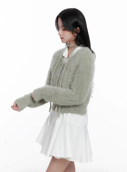 fluffy-knit-cardigan-scarf-set-cs519