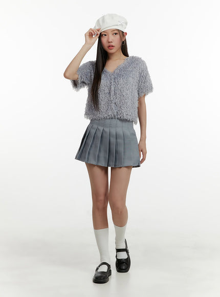 solid-pleated-mini-skirt-oy413