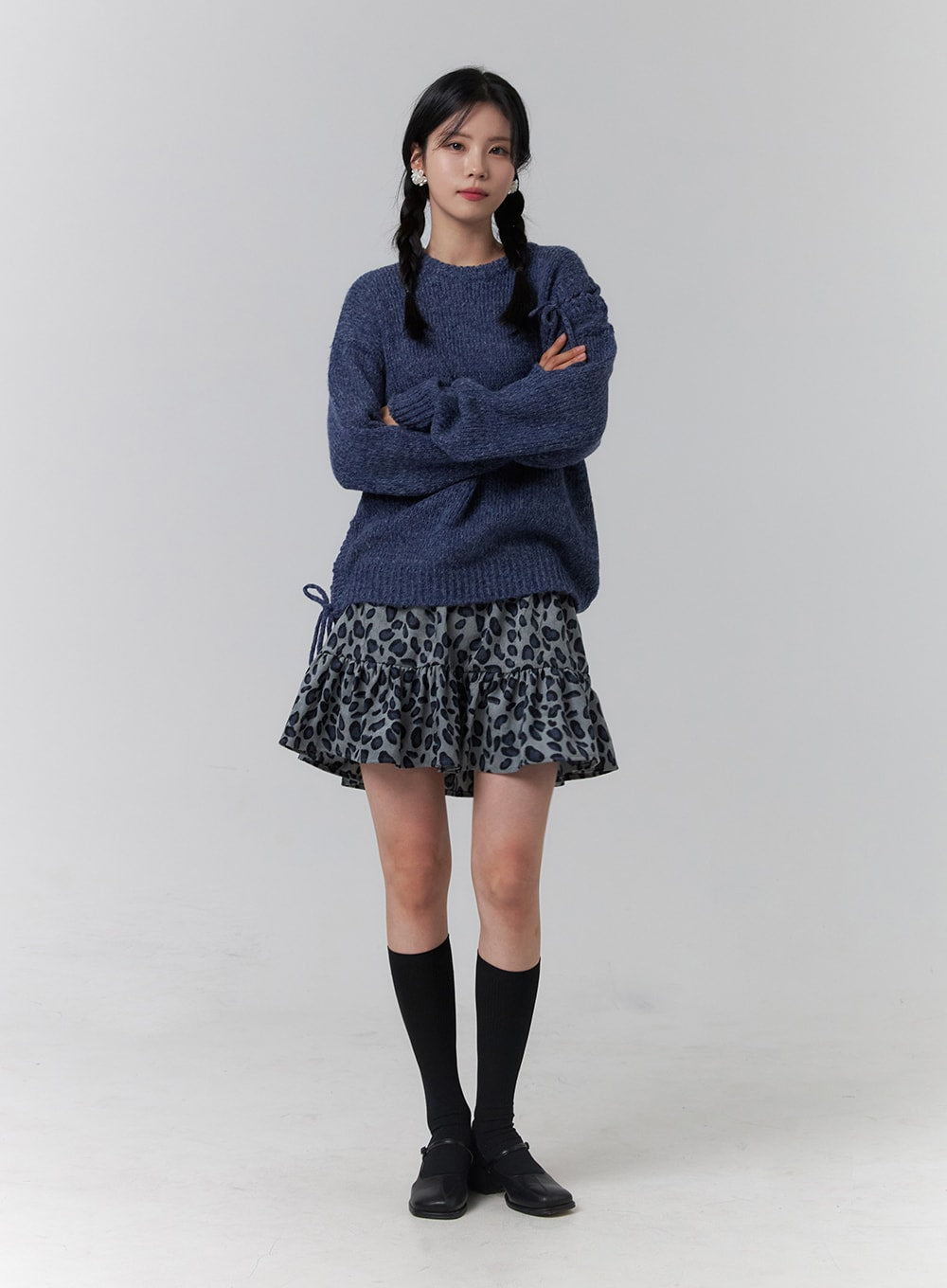 animal-print-ruffle-hem-mini-skirt-oj417