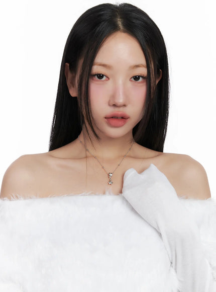 layered-star-charm-necklace-cd501