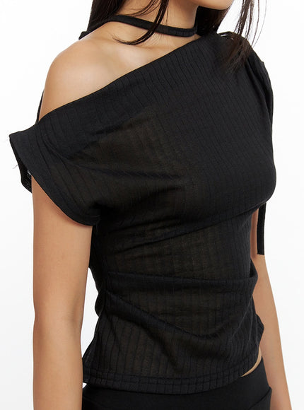 one-shoulder-crop-top-with-thin-scarf-set-il409