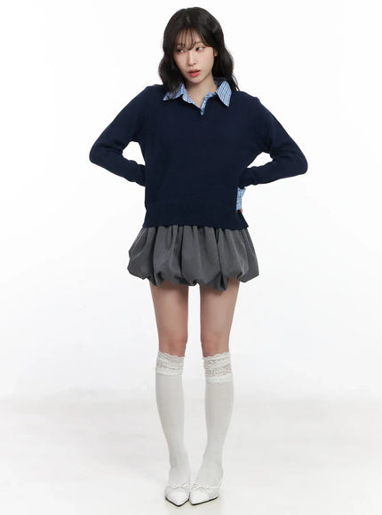 contrast-collar-knit-sweater-cj527