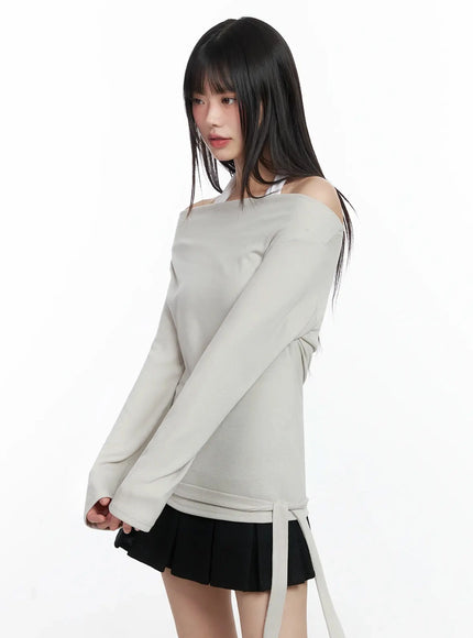 halter-layered-off-shoulder-long-sleeve-f517