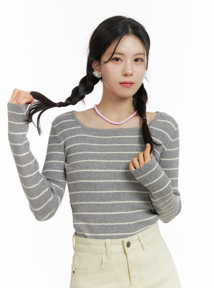 stripe-square-neck-sweater-om419