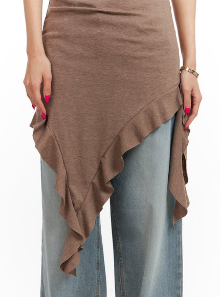 Shirred Tube Top Mini Dress CU417 Korean Women's Fashion LEWKIN