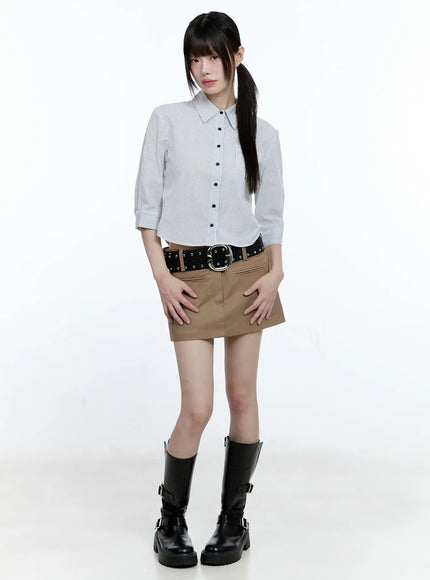 studded-belt-mini-skirt-cg507