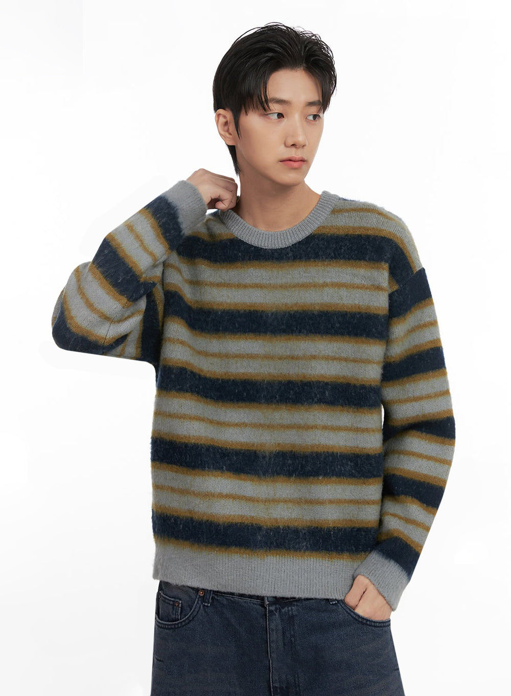 mens-loose-fit-striped-sweater-id406