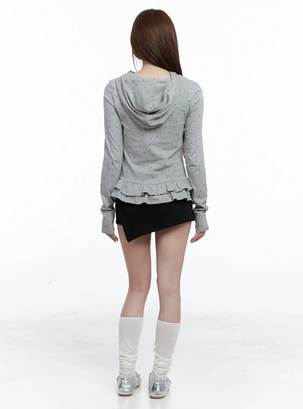 ruffle-polka-dot-hooded-cardigan-cs501