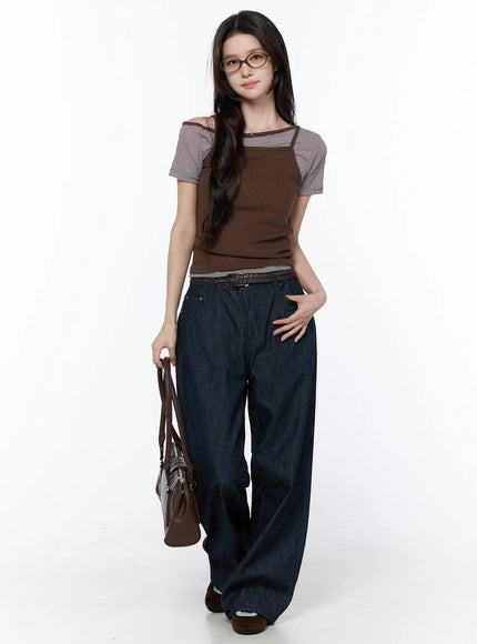 off-shoulder-stripe-tee-and-cami-top-set-cu522