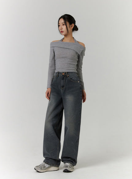off-shoulder-halter-neck-crop-sweater-cd312