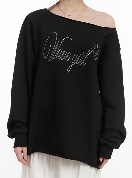 chic-one-shoulder-studded-sweatshirt-cj523