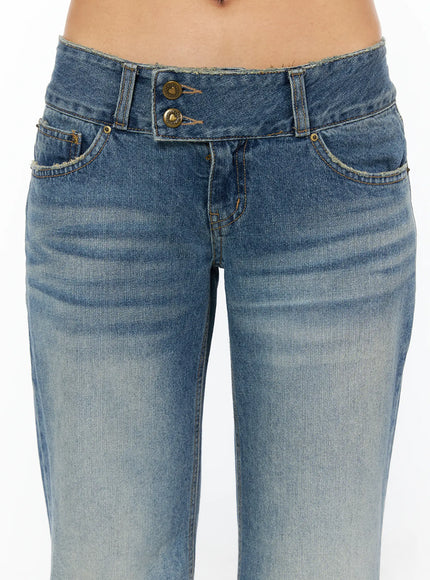 raleigh-double-button-low-rise-bootcut-flared-jeans-cu518