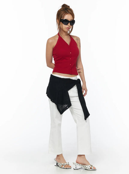 v-neck-button-halter-top-cu502
