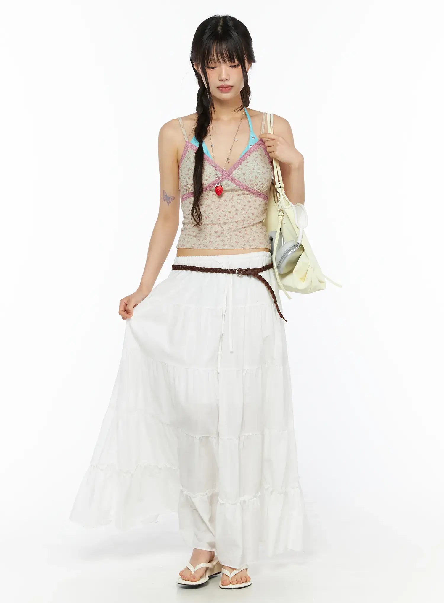 Tiered Frill Maxi Skirt CL530