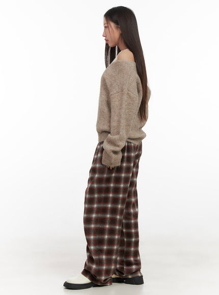 wool-blend-adjustable-checkered-pants-cd416