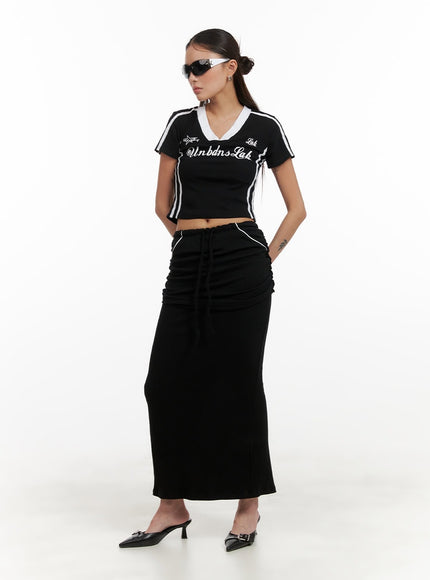 shirred-sporty-maxi-skirt-cy402