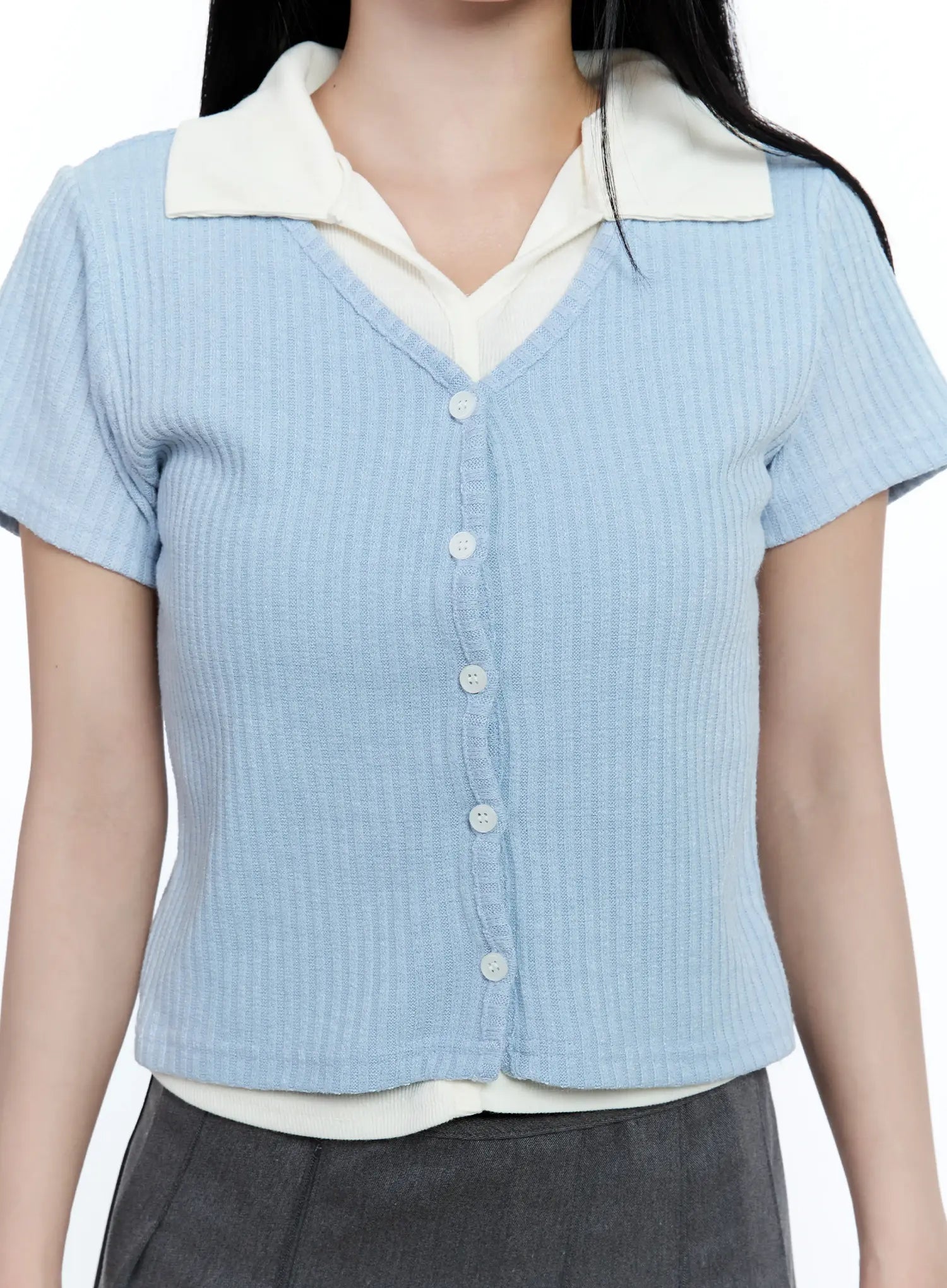 layered-collar-cardigan-tee-cg511