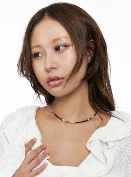 multicolor-beaded-choker-necklace-co513