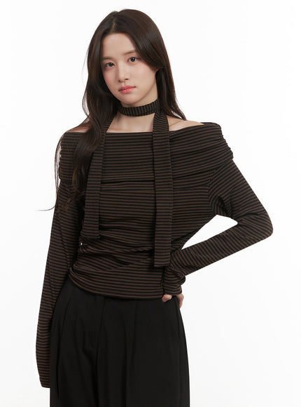 striped-off-shoulder-long-sleeve-top-ij510