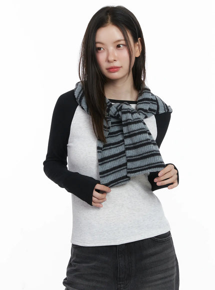 casual-striped-hooded-muffler-cj512