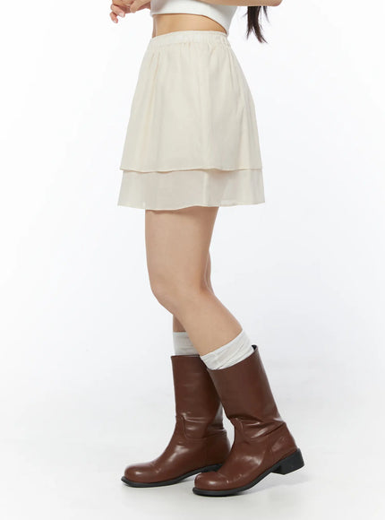 tiered-flare-mini-skirt-cy522