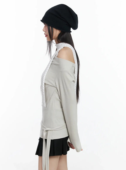 polka-dot-thin-scarf-f517