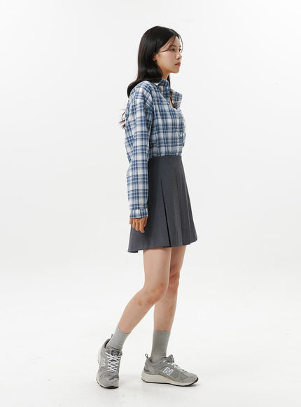 collar-plaid-pocket-long-sleeve-blouse-oo312