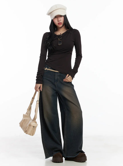 asymmetric-ruched-long-sleeve-top-cj514