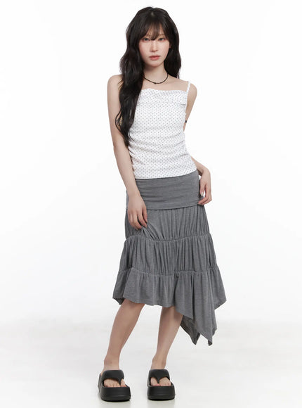 draped-dot-sleeveless-top-cf519
