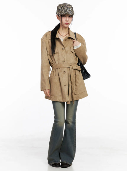 relaxed-suede-jacket-with-belt-cc1109