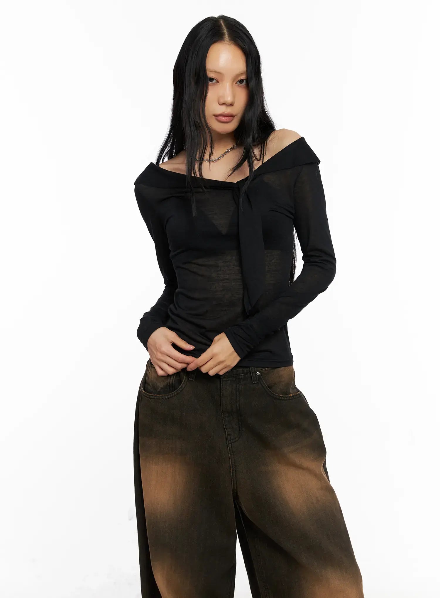 off-shoulder-sheer-long-sleeve-top-co529