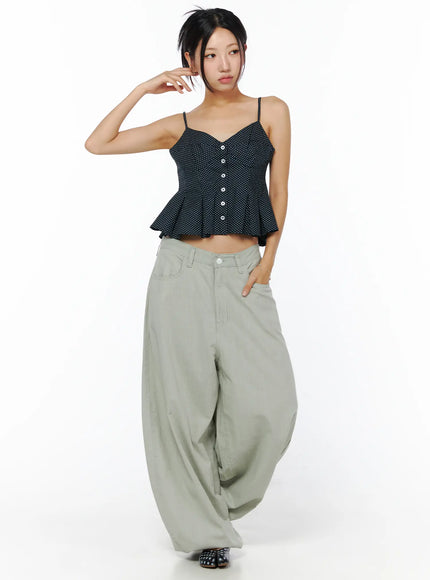 polka-dot-button-up-camisole-cu515