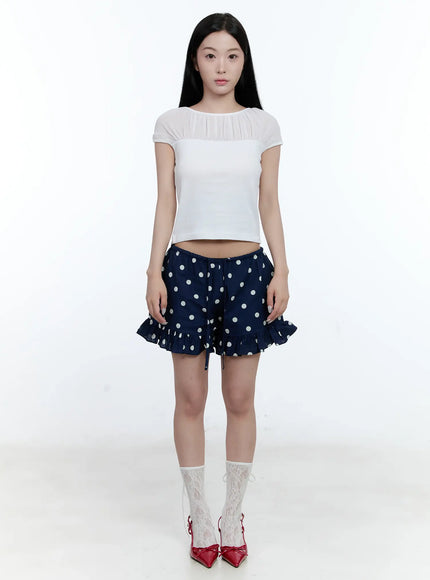 polka-dot-ruffle-shorts-cg501