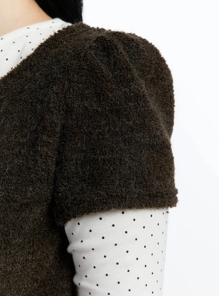 textured-knit-shoulder-puff-short-sleevecardigan-im513